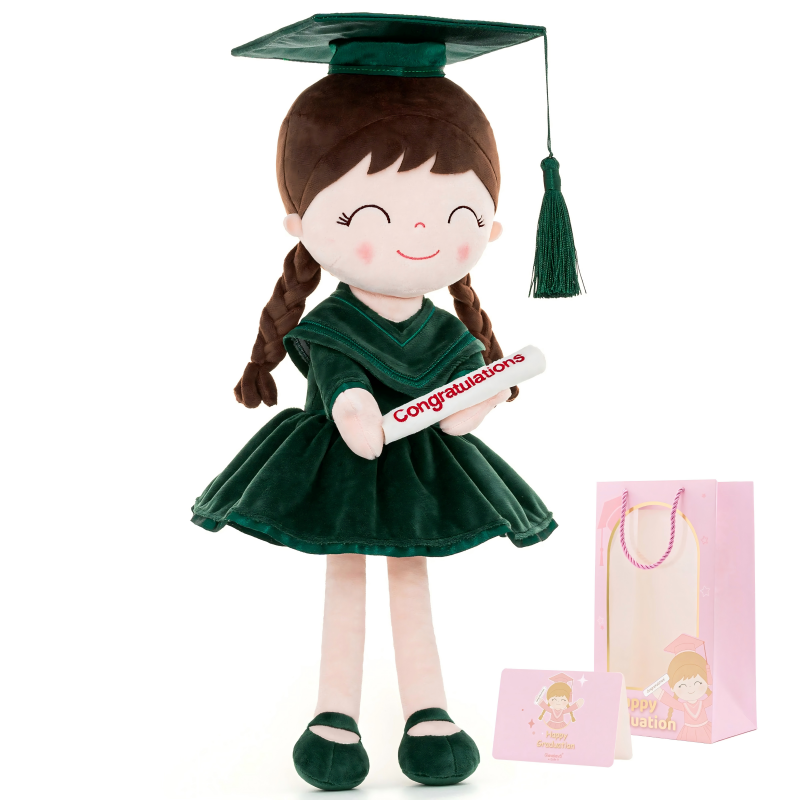 π Class of 2026 Graduation Doll β 16β Soft Plush Keepsake Gift with Gift Bag